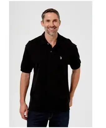 Harris Scarfe Us polo assn short sleeve regular fit pique polo offer