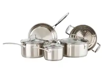 Harris Scarfe Scanpan 5pc impact stainless steel cookset offer
