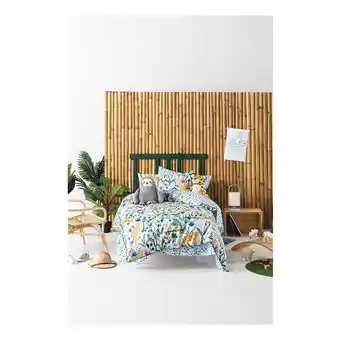 Harris Scarfe Linen house the wild jungle cotton quilt cover set sb offer