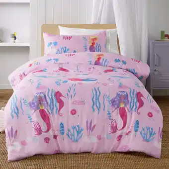Happy kids under the sea glow in the dark quilt cover sets sb