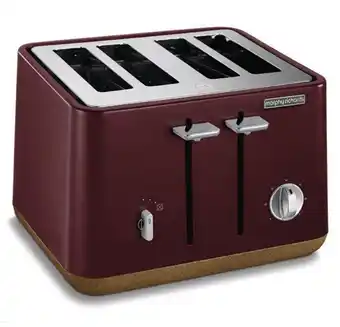 Morphy richards aspect 4 slice toaster maroon