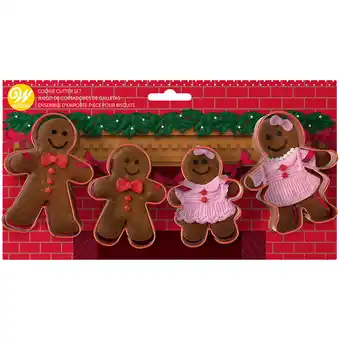 Wilton cookie cutter gingerbread family