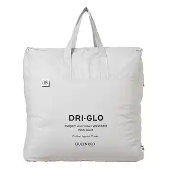 Harris Scarfe Dri glo 500gsm australian washable wool quilt qb offer