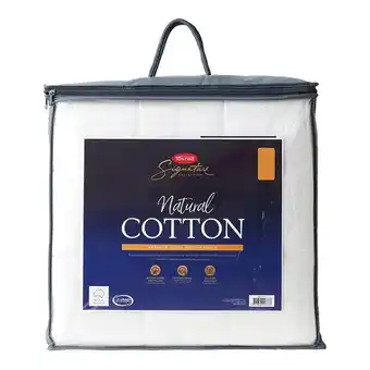 Harris Scarfe Tontine signature natural cotton quilt kb offer