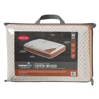 Harris Scarfe Tontine copper infused memory foam pillow medium offer