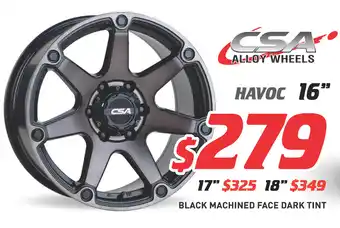 Bob Jane T-Marts 17" wheel - csa havoc offer