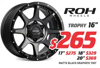 17" wheel - roh trophy