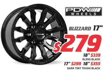 Bob Jane T-Marts 18" wheel - pdw blizzard offer