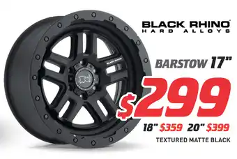 Bob Jane T-Marts 18" wheel - black rhino barstow offer