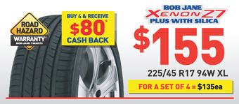 Bob Jane T-Marts Tyre - bob jane xenon z7 plus with silica offer