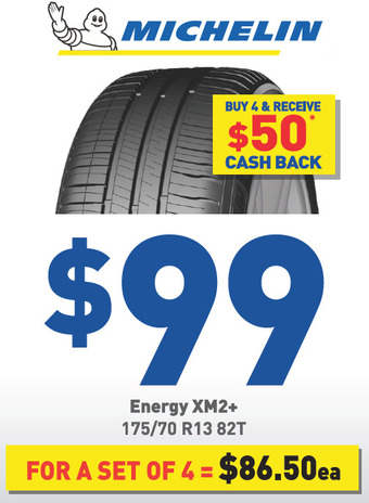 Tyre - michelin energy xm2+