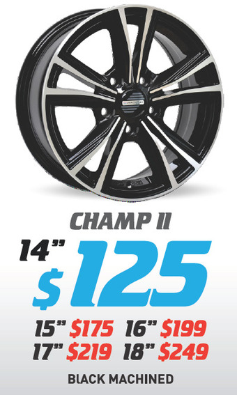 17" wheel - auscar champ ii