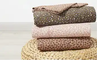 Harris Scarfe Linen house goldie 250 thread count printed cotton sheet set kb offer
