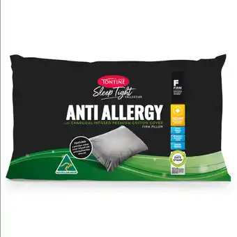 Harris Scarfe Tontine sleep tight anti allergy pillow offer