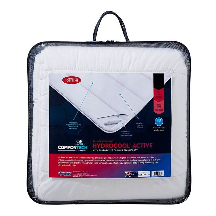 Tontine comfortech hydrocool active quilt kb offer at Harris Scarfe