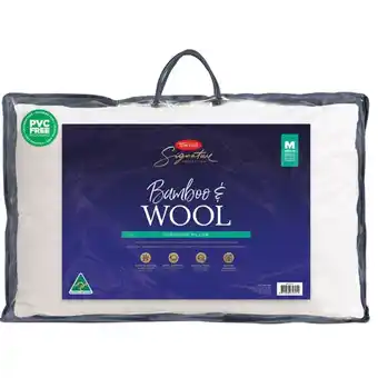 Harris Scarfe Tontine bamboo & australian wool surround pillow offer