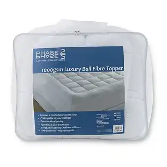 Harris Scarfe Phase 2 1000gsm ball fibre topper kb offer