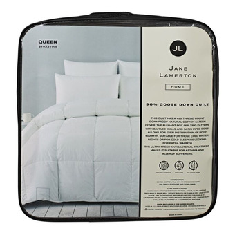 Harris Scarfe Jane lamerton 90% goose down & 10% feather quilt qb offer