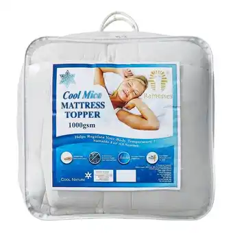 Ramesses 1000gsm cooling mattress topper ksb