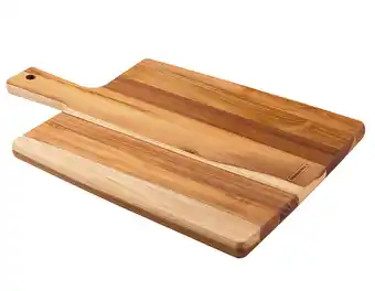 Harris Scarfe Tramontina chopping boards 40cm square teakwood serve board offer