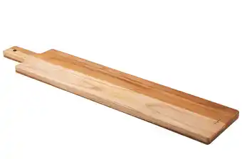 Harris Scarfe Tramontina chopping boards 70cm rectangle teakwood paddle offer