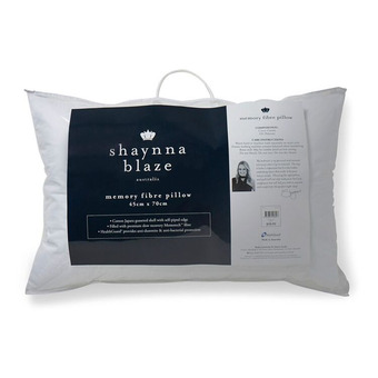 Harris Scarfe Shaynna blaze memory fibre standard pillow offer