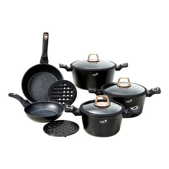Harris Scarfe Taste the difference 10pc black rose cookset offer