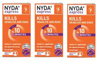 Nyda express head lice treatment 50ml
