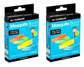 Mozzigear mosquito band kids 2 pack