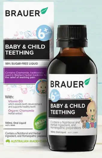 Brauer baby & child teething 100mi