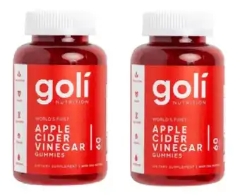 Goli nutrition apple cider vinegar gummies 60 pack