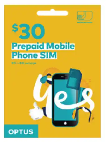 Australia Post Optus $30 mobile broadband sim offer