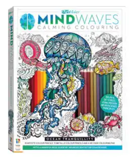 Australia Post Art maker mindwaves colouring kit – ocean tranquillity offer