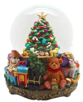 Magical snow globe