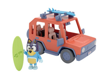 Bluey heeler family vehicle
