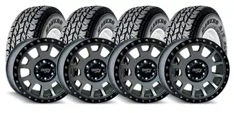 17x8.5 dirty life scout 265/65r17 gt radial savero at plus 112t
