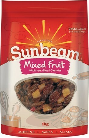 IGA Sunbeam Mixed Fruit or Australian Sultanas 1kg offer