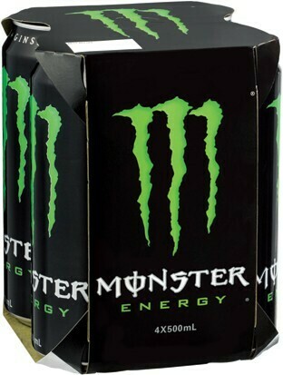 IGA Monster Energy Drink 4x500mL Selected Varieties offer