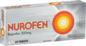 IGA Nurofen Tablets or Caplets 24 Pack** offer