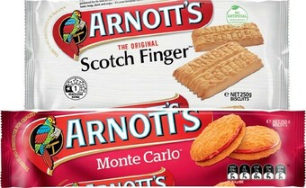 IGA Arnott's Cream or Scotch Finger Biscuits 200-250g Selected Varieties offer