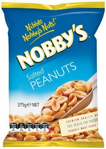 Nobby’s Peanuts or Beer Nuts 350-375g