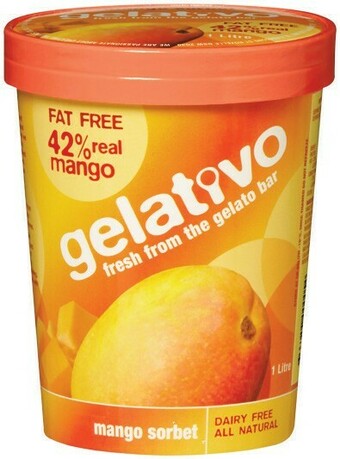 Woolworths Gelativo Sorbet or Gelato 1 Litre – From the Freezer offer