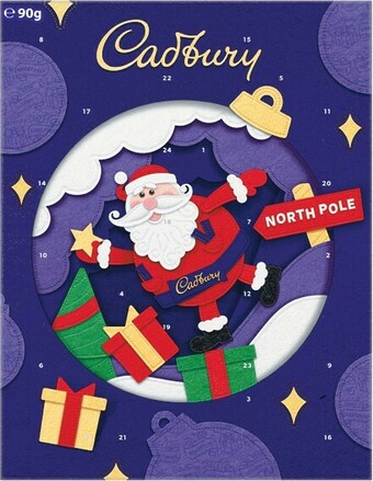 Woolworths Cadbury Advent Calendar 90g offer