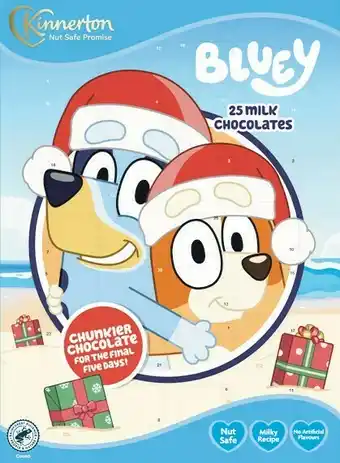 Kinnerton Bluey Advent Calendar 90g