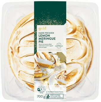 Woolworths Gold Lemon Meringue Pie 700g offer