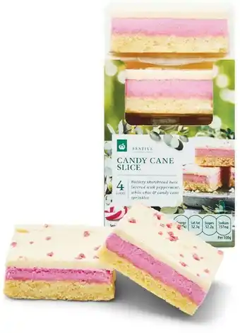 Woolworths Woolworths Candy Cane or Rocky Road Slices Pk 4 offer