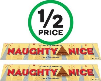 Woolworths Toblerone 360g offer