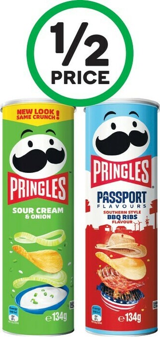 Woolworths Pringles 119-134g offer