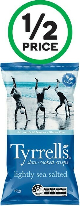 Woolworths Tyrrell’s Chips 165g offer