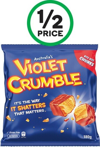 Woolworths Violet Crumble Bites 170-180g offer